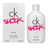 Ck One Shock Calvin Klein Edt 200 Ml Mujer / Lodoro