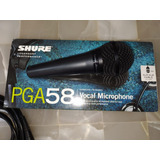 Micrófono Shure Pgpga58-xlr Dinámico -temejoroprecio