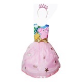 Vestido De Peppa Pig Para Niña, Color Rosa