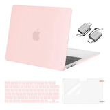 Funda Mosiso Para Macbook Air 13 M2 + C/teclado Pink2