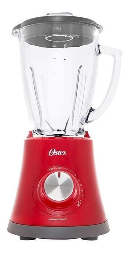 Liquidificador Super Chef Oster Vermelho - 127v Pilha