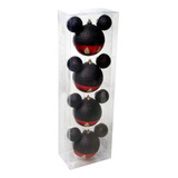 Kit Bola Disney Mickey Botões 8cm Com 4 Peças 1718694