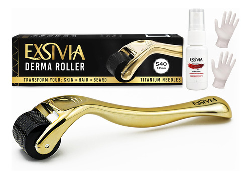 Derma Roller Para Cara, Barba Y Cabello, Agujas De Titanio D