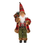 Viejo Pascuero Muñeco De Navidad 50 Cm Rojo Adorno