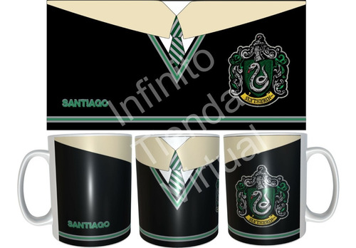 Mug Pocillo Taza Casas De Hogwarts Harry Potter