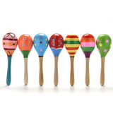 Maraca De Madera Para Niños De Vívidos Colores