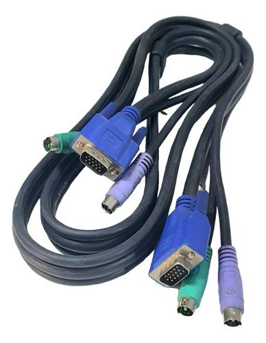 Cable Para Switch Kvm Vga + 2ps2