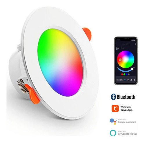 Lampara Techo Plafon Luminaria Inteligente Rgb Tuya 15w