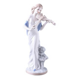 Figura Decorativa Artesanal, Mxmws-001, 1pz, Azul/blanco, 30