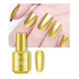 Esmalte De Uñas Espejo Dorado, Efecto Duradero - 18ml