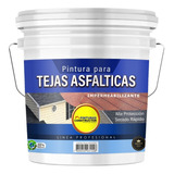 Pintura Tejas Asfálticas Negro Tineta 10lts