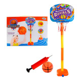 Cesta Infantil De Basquete Com Tabela Bola E Bomba De Encher