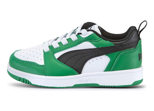 Zapatilla Puma Rebound V6 Lo Ac Ps Verde Niño