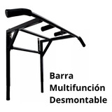 Barra Multifuncional Para Dominadas Desmontable Nueva!!