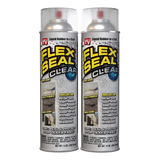 Flex Seal Transparente 14oz Sellador Fugas Spray 2 Pack Msi