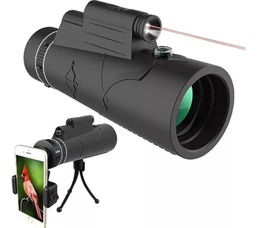 Telescopio Monocular 50 X 60, Monocular Para Teléfono Móvil