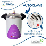 Autoclave Manicure Analógica 05 Litros Roxa 110v + Brinde