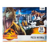 Rompecabezas Jurassic World 50 Piezas Jugueteria El Pehuen