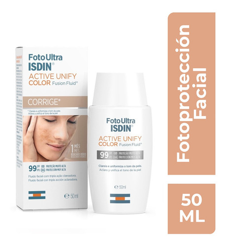 Fotoprotector Isdin Foto Ultra Active Unify Color Spf99 50ml