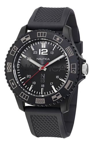 Reloj Para Hombre Nautica  wavemakers  Napwvf303 Negro