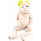 Kit Bebê Reborn Molde Abigail + Torso + Olhos 