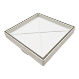 Ralo Oculto Escoamento Invisivel 15x15 Zero Sifonado Piso Cor Branco