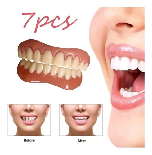 Dentura Profesional De Silencio Dentales, 7 Pares Dentales