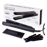 Plancha Alisadora De Cerámica Herstyler Superstyler Onyx, Pe