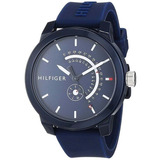 Reloj Tommy Hilfiger Hombre1791482 Silicona Azul 44 Mm