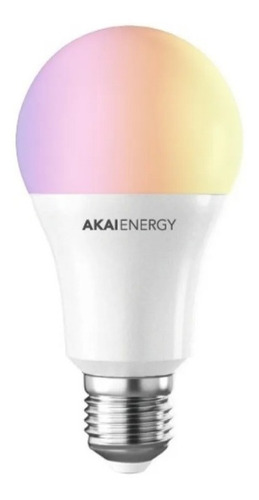 Foco Led Con Wi-fi Akai Energy Smart Bulbo Color Rgb 10w 200v-240v 810lm