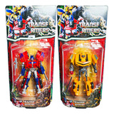Set Muñecos Transformers Bumblebee + Optimus Prime Juguete
