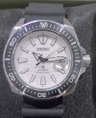 Reloj Seiko Prospex King Samurai Srpe37k1 Blanco