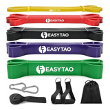 E T Easytao Bandas De Resistencia 5pz 100% Natural Ejercicio