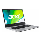Laptop Acer Aspire 3 A314-22 Plateado, Amd Ryzen 3 3250u Dual Core, 4 Gb De Ram, 256 Gb Ssd, Amd Radeon Graphics, Pantalla 14  Led 16:9 Hd Antirreflejo, Teclado En Español, Windows 11 Home