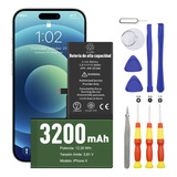 Batería Pila Para iPhone X 3200mah Larga Duración Con Kit