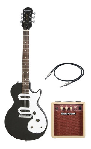 EpiPhone Paquete Guitarra Les Paul + Amp Blackstar Debut10 Color Sombreado Orientación De La Mano Diestro
