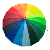 Sombrilla Paraguas Color Arcoíris Gay Pride Lbgt Sol Lluvia