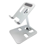 Soporte Base Para Celular Tablet Escritorio Ajustable Blanco