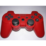 Joystick Inalámbrico Sony Playstation Dualshock 3 Rojo