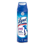 Pet Solutions Spray Desinfectante Antibacterial Lysol Para Superficies Eliminador De Olores 425 G