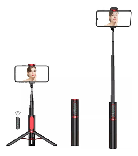 Palo Selfie Stick Celular Trípode Bluetooth Fotografia Color Negro
