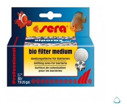 Sera Siporax Mini 35g Mídia P/ Filtro Aquário Doce Top