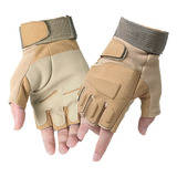 Guantes Tacticos Nudillos Almohadillas Militar Medio Dedo