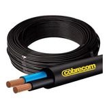 Cabo Fio Pp 2 X 2,5 Mm 50 Metros Sil / Cobrecom Cor Da Cobertura Preto