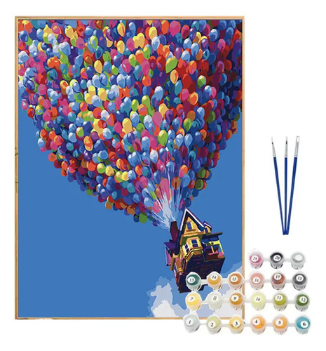 Kit De Cuadro Para Pintar Por Números De 50x40 Cm | MercadoLibre