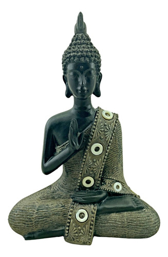 Figura Decorativa Chica Buda Deco Budismo 20cm Feng Shui Zn 