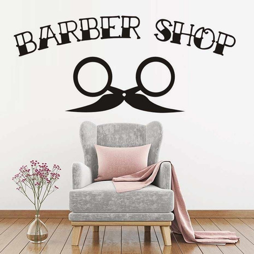 Vinil Decorativo Barberia Barber Shiop 