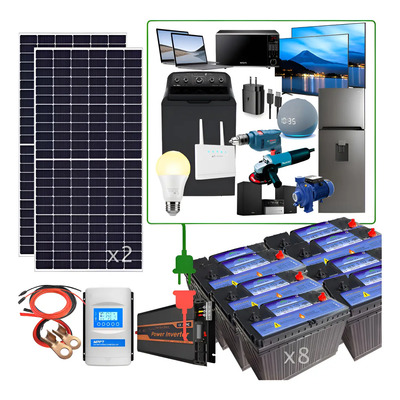 Kit Solar Autónomo 11520w Lite Aire Acondicionado Día, Casa | Meses sin interés
