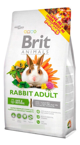 Alimento Conejo Brit Rabbit Adult 1.5kg. Np