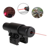 Mira Laser Vermelha Arma Rifle Carabina Trilhos 11 A 20mm